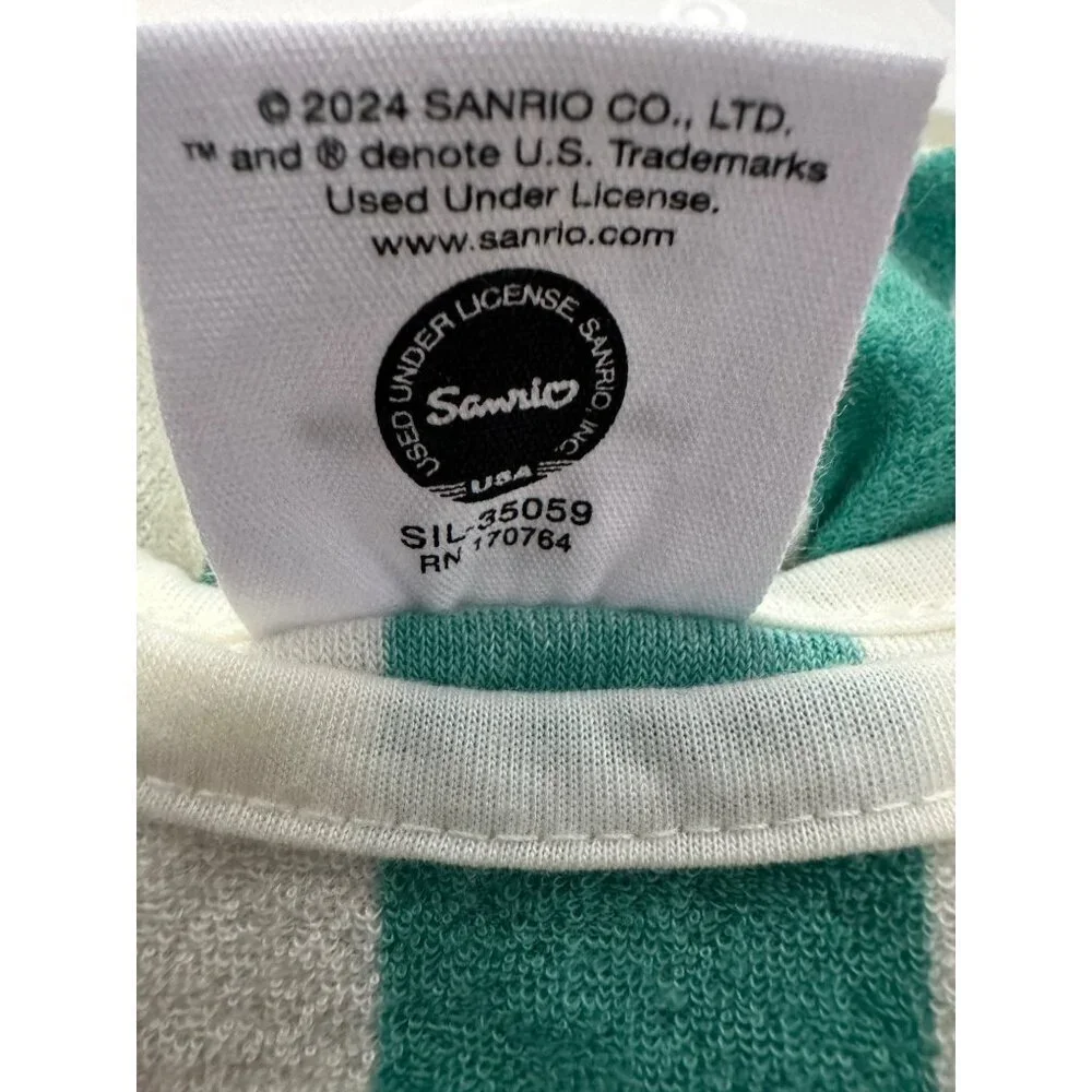Hello Kitty 2T Green & White Striped Romper Ford Bronco Toddler Outfit 2T NWT